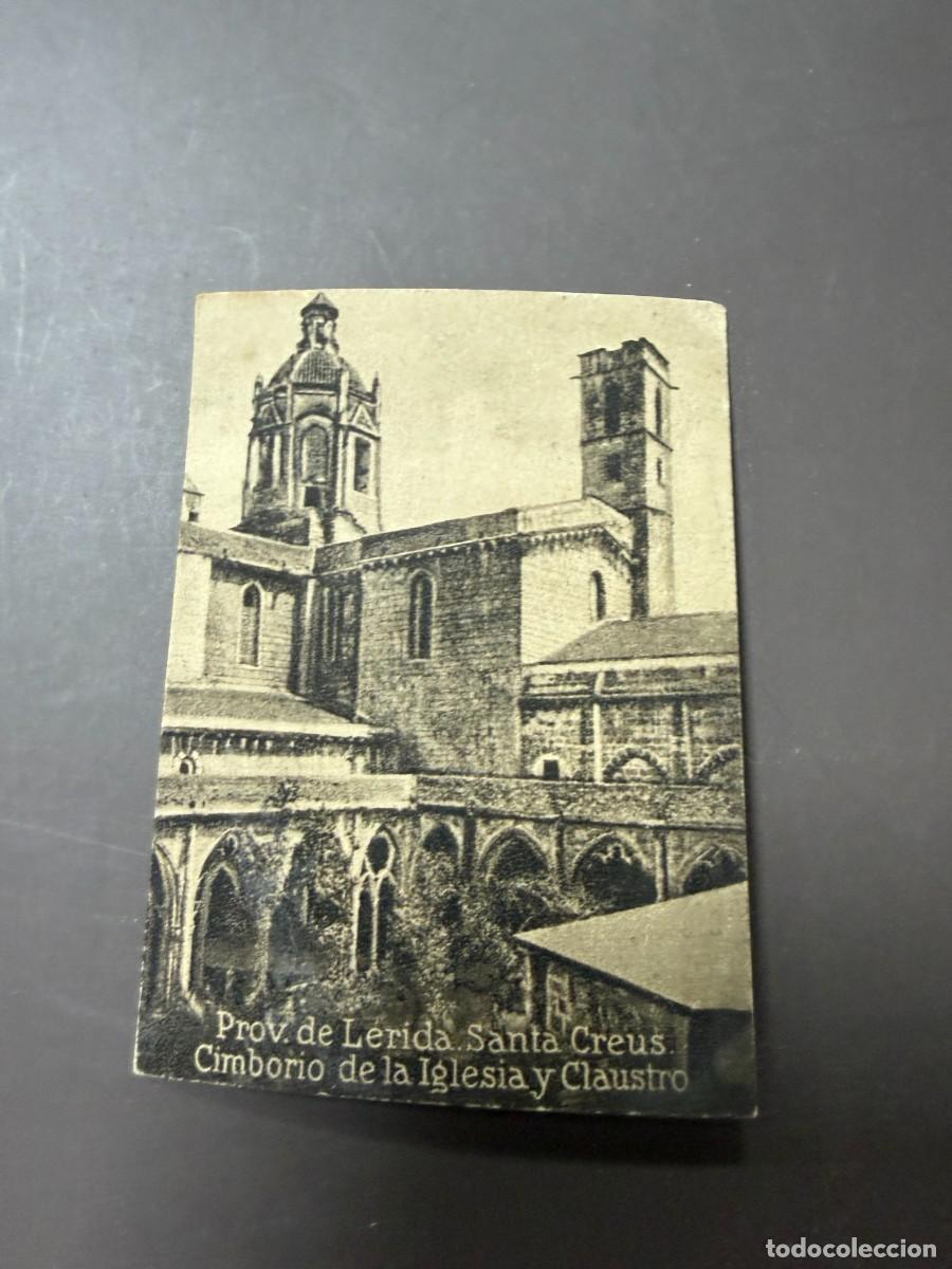 Postales: POSTAL ORIGINAL. D&Eacute;CADA A&Ntilde;OS 30. L&Eacute;RIDA. SANTA CREUS. CIMBORIO DE LA IGLESIA Y CLAUSTRO