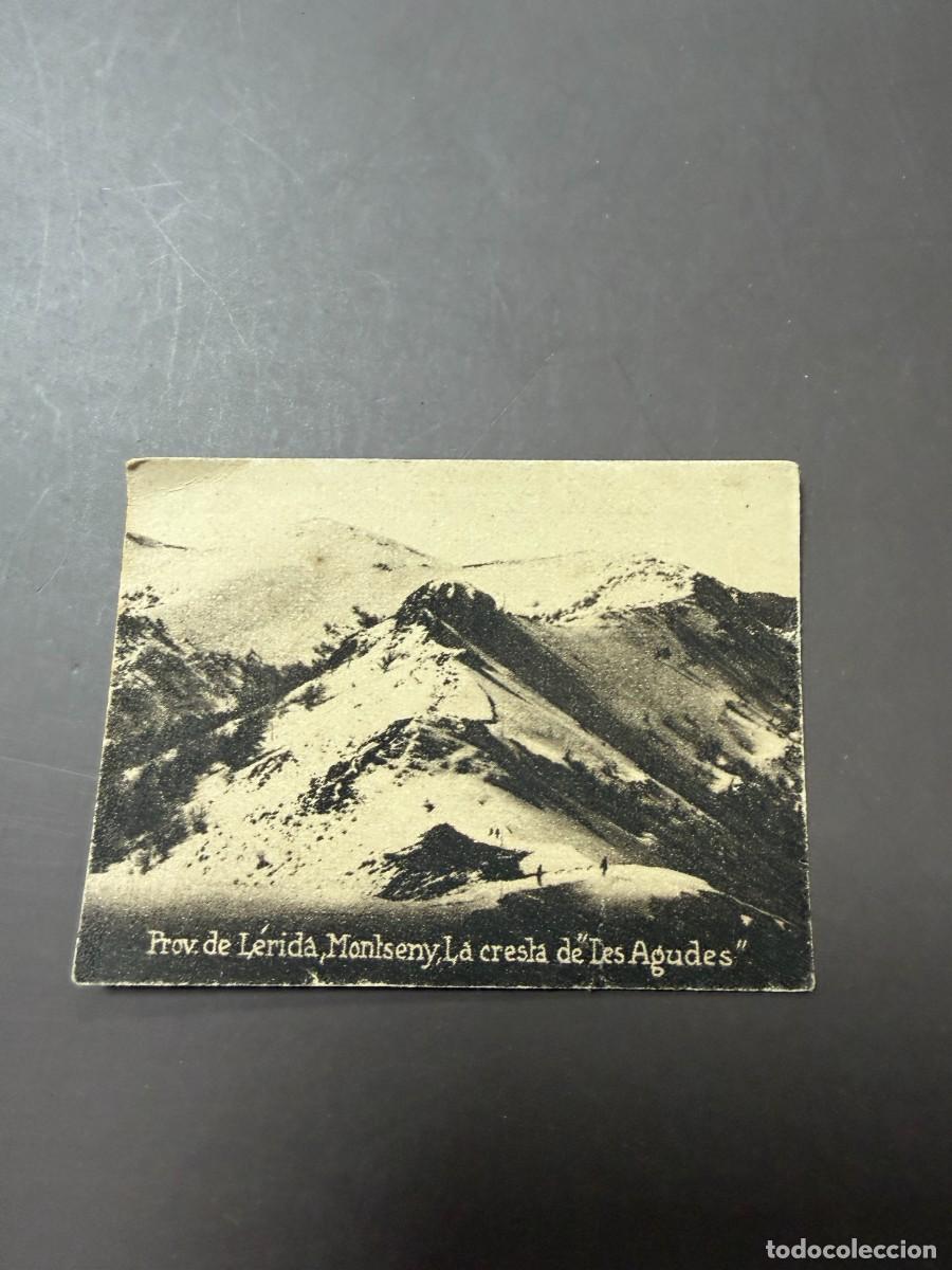 Postales: POSTAL ORIGINAL. D&Eacute;CADA A&Ntilde;OS 30. L&Eacute;RIDA. MONTSENY. LA CRESTA DE LES AGUDES