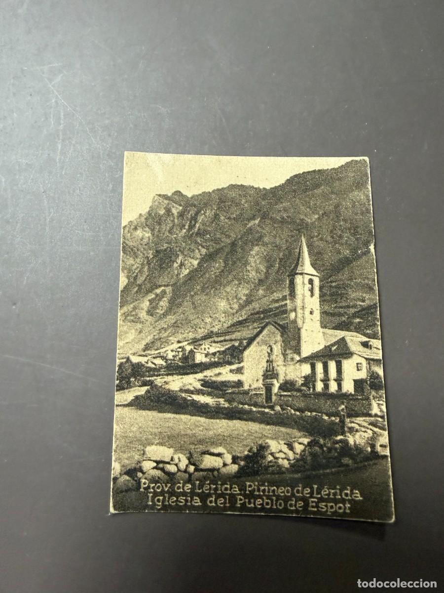 Postales: POSTAL ORIGINAL. D&Eacute;CADA A&Ntilde;OS 30. L&Eacute;RIDA. PIRINEO DE L&Eacute;RIDA. IGLESIA DEL PUEBLO DE ESPOT
