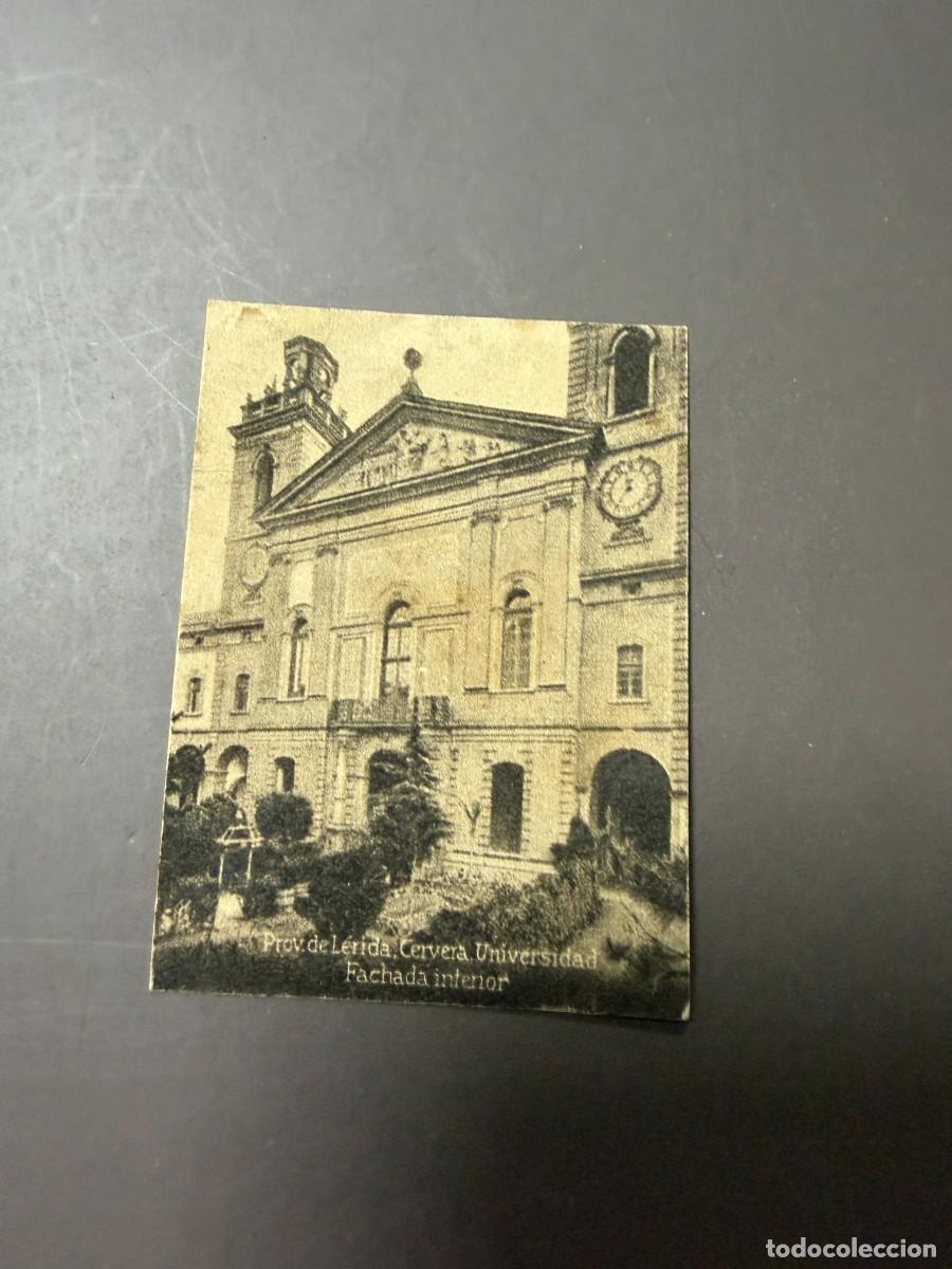 Postkarten: POSTAL ORIGINAL. D&Eacute;CADA A&Ntilde;OS 30. L&Eacute;RIDA. CERVERA. UNIVERSIDAD. FACHADA INTERIOR