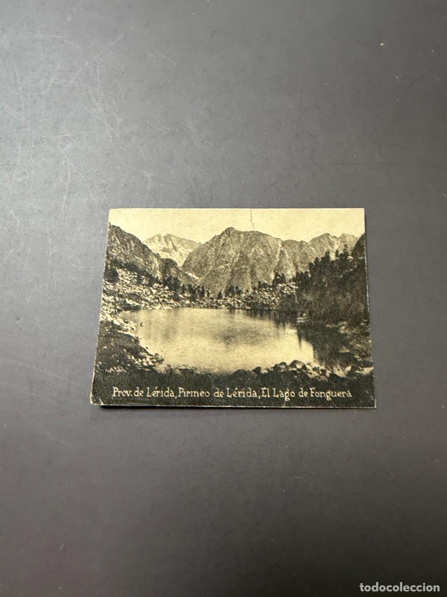 Postales: POSTAL ORIGINAL. D&Eacute;CADA A&Ntilde;OS 30. L&Eacute;RIDA. PIRINEO DE L&Eacute;RIDA. EL LAGO DE FONGUERA
