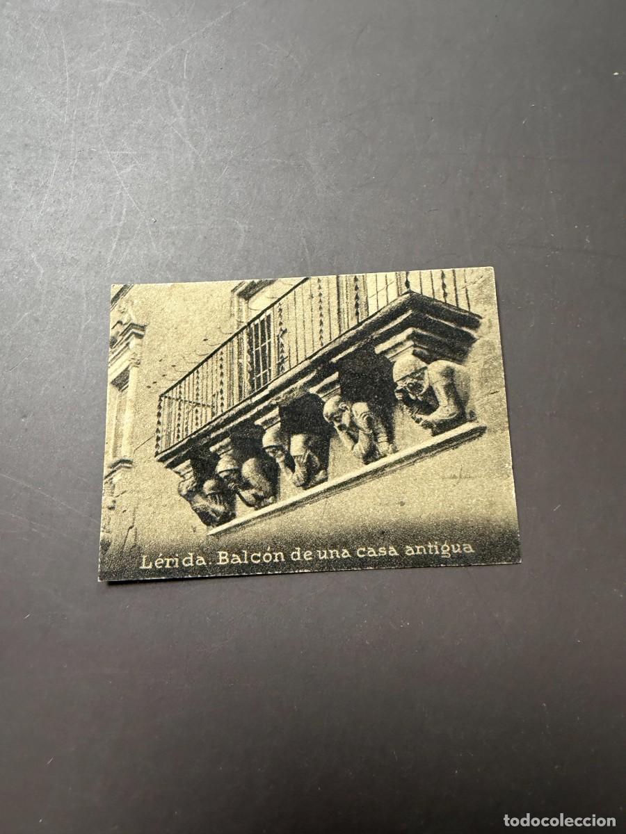Postales: POSTAL ORIGINAL. D&Eacute;CADA A&Ntilde;OS 30. L&Eacute;RIDA. BALC&Oacute;N DE UNA CASA ANTIGUA