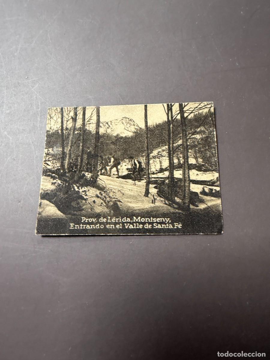 Postales: POSTAL ORIGINAL. D&Eacute;CADA A&Ntilde;OS 30. L&Eacute;RIDA. MONTSENY. ENTRANDO EN EL VALLE DE SANTA FE