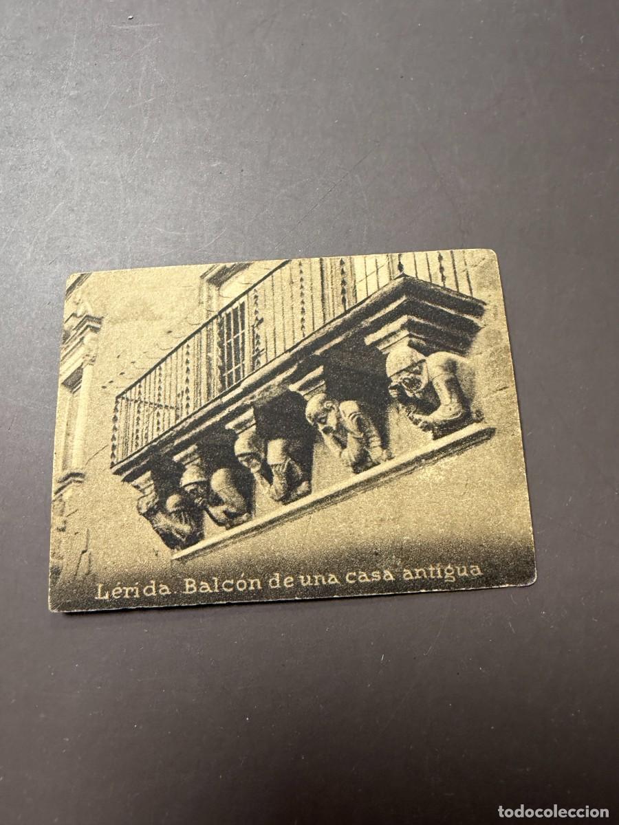 Postales: POSTAL ORIGINAL. D&Eacute;CADA A&Ntilde;OS 30. L&Eacute;RIDA. BALC&Oacute;N DE UNA CASA ANTIGUA