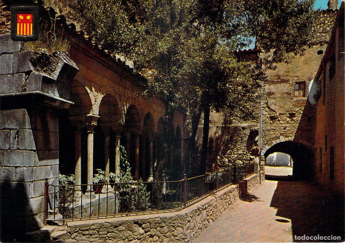 Postales: Postal de Breda Gerona Claustro Rom&aacute;nico