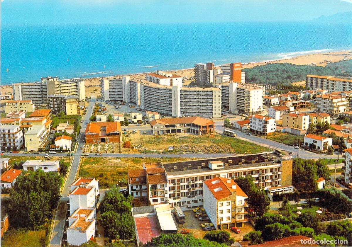 Cartes Postales: Postal de L'Estartit Costa Brava vista a&eacute;rea de la localidad