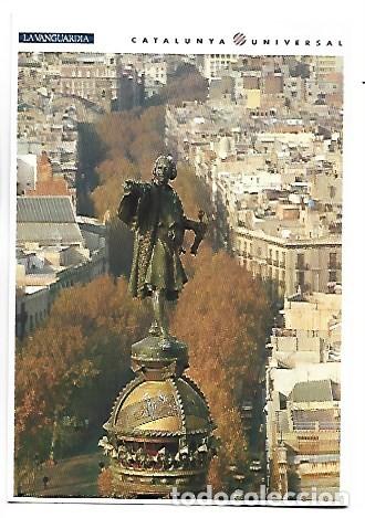Postales: LES RAMBLAS DE BARCELONA. EL PLA DE L&acute;OS.- SERIE CATALUNYA UNIVERSAL DE LA VANGUARDIA
