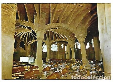 Postales: INTERIOR, CRIPTA DE LA COLONIA GUELL.- SANTA COLOMA DE CERVELLO