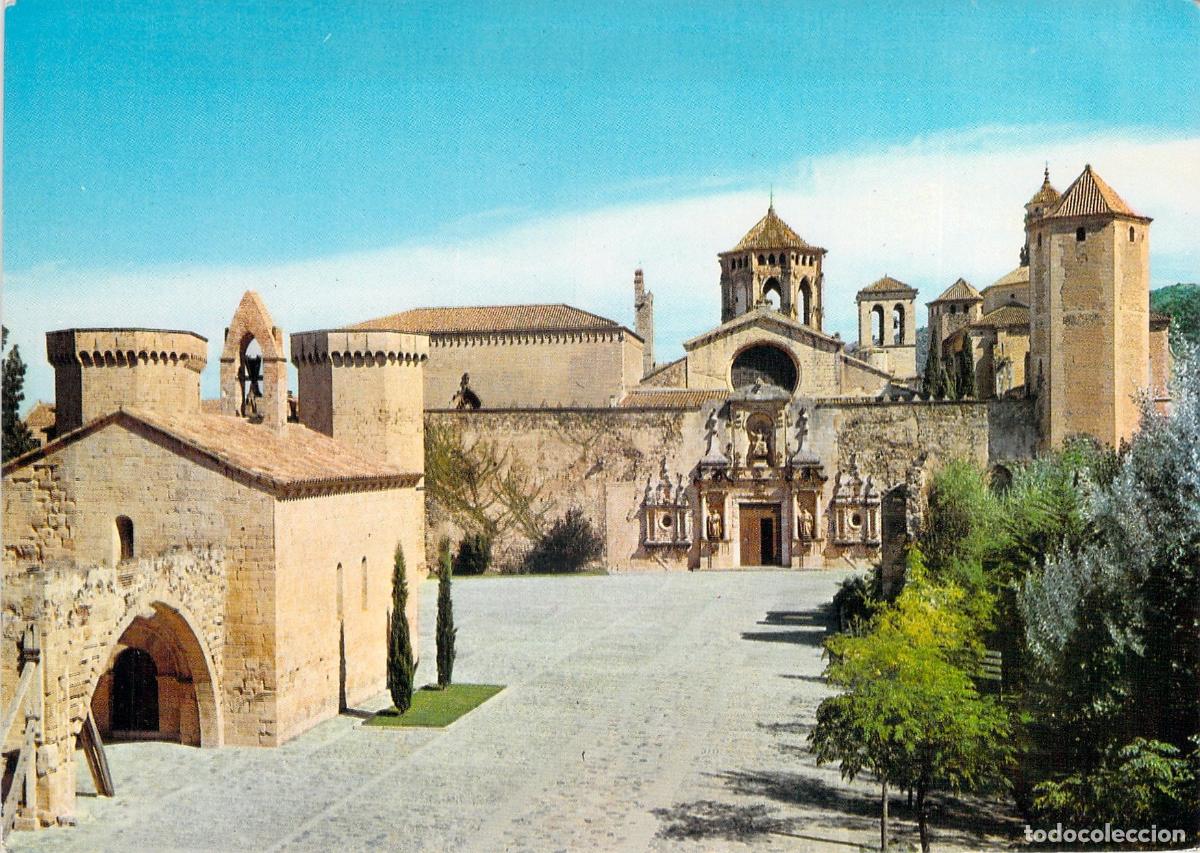 Postales: Postal del Real Monasterio de Poblet en Tarragona