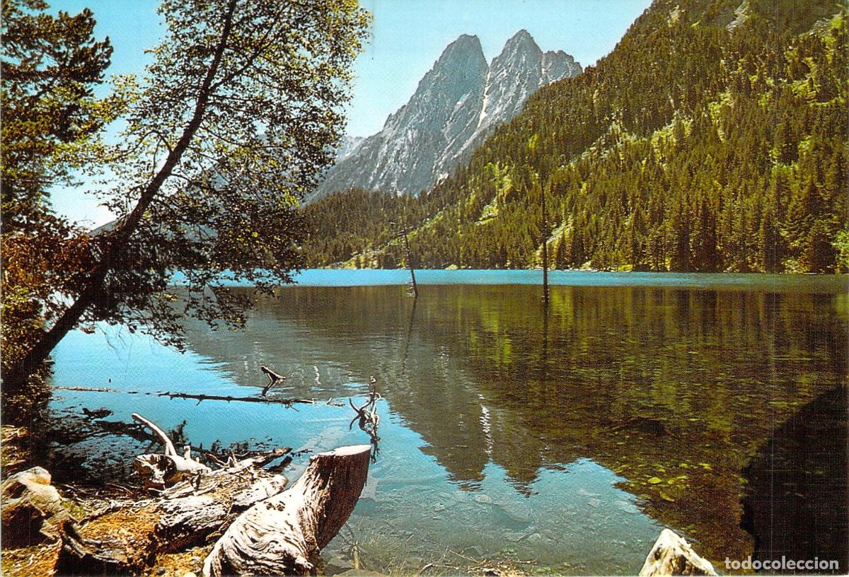 Postales: Postal de los Picos Encantados y el Lago de Sant Maurici en Espot