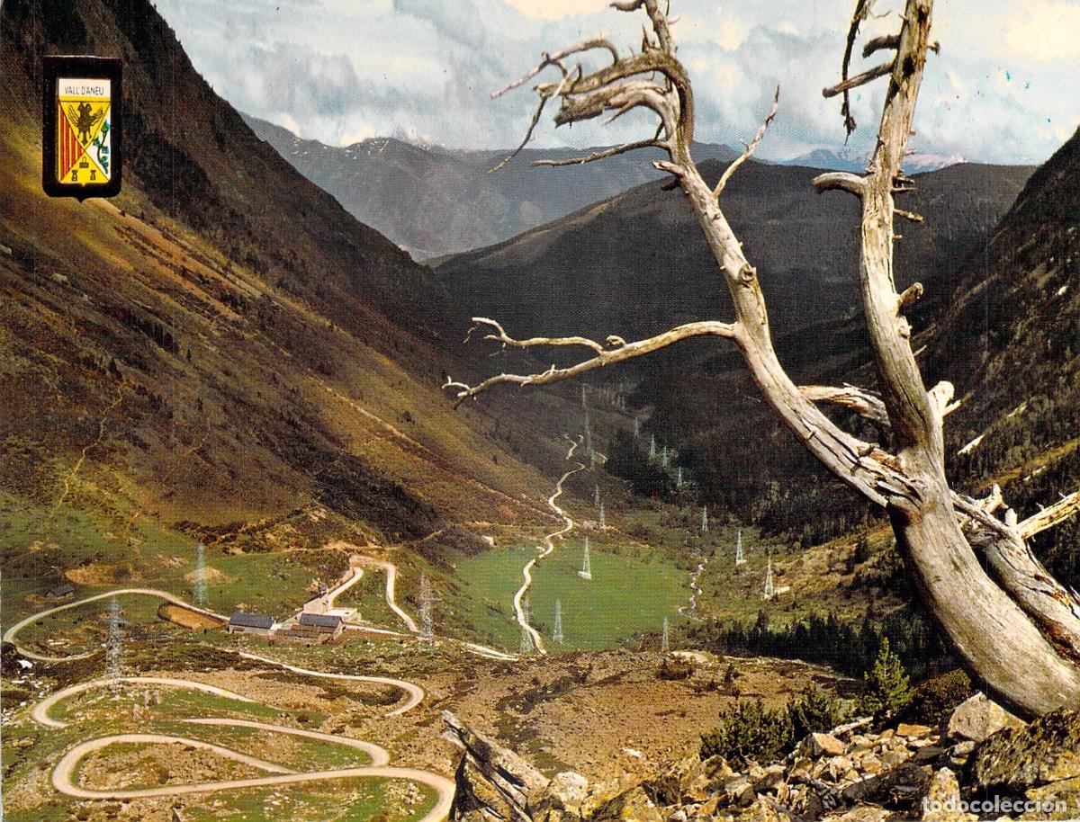 Postales: Postal del Puerto de la Bonaigua y el Vall d'Aneu en Lleida