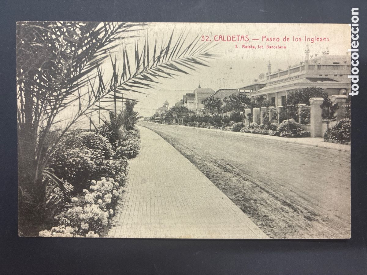 Postales: POSTAL CALDES D'ESTRAC PASEO DE LOS INGLESES EDITA ROISIN 32 SIN CIRCULAR