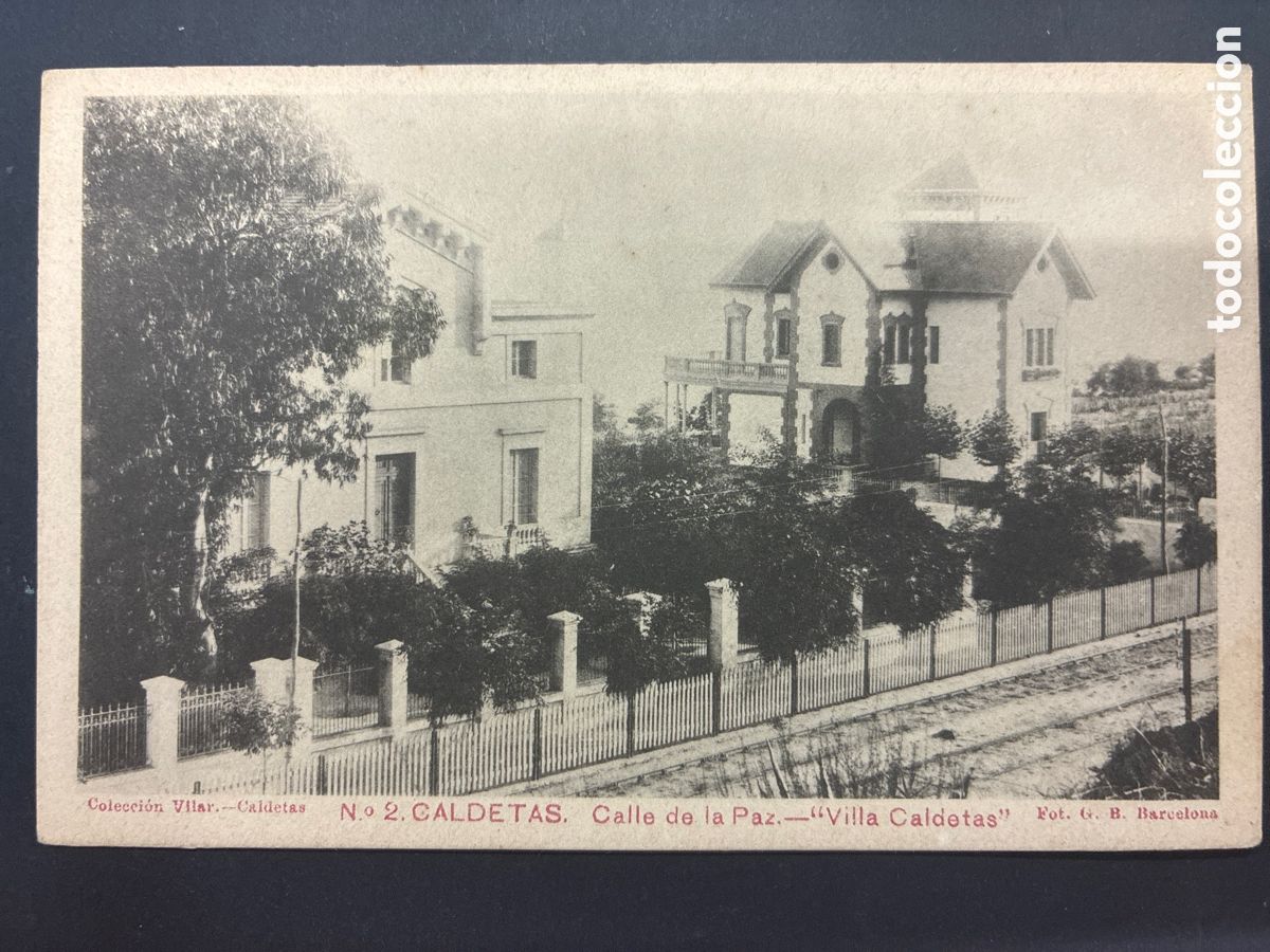 Postales: POSTAL CALDES D'ESTRAC CALLE DE LA PAZ EDITA G.B SIN CIRCULAR