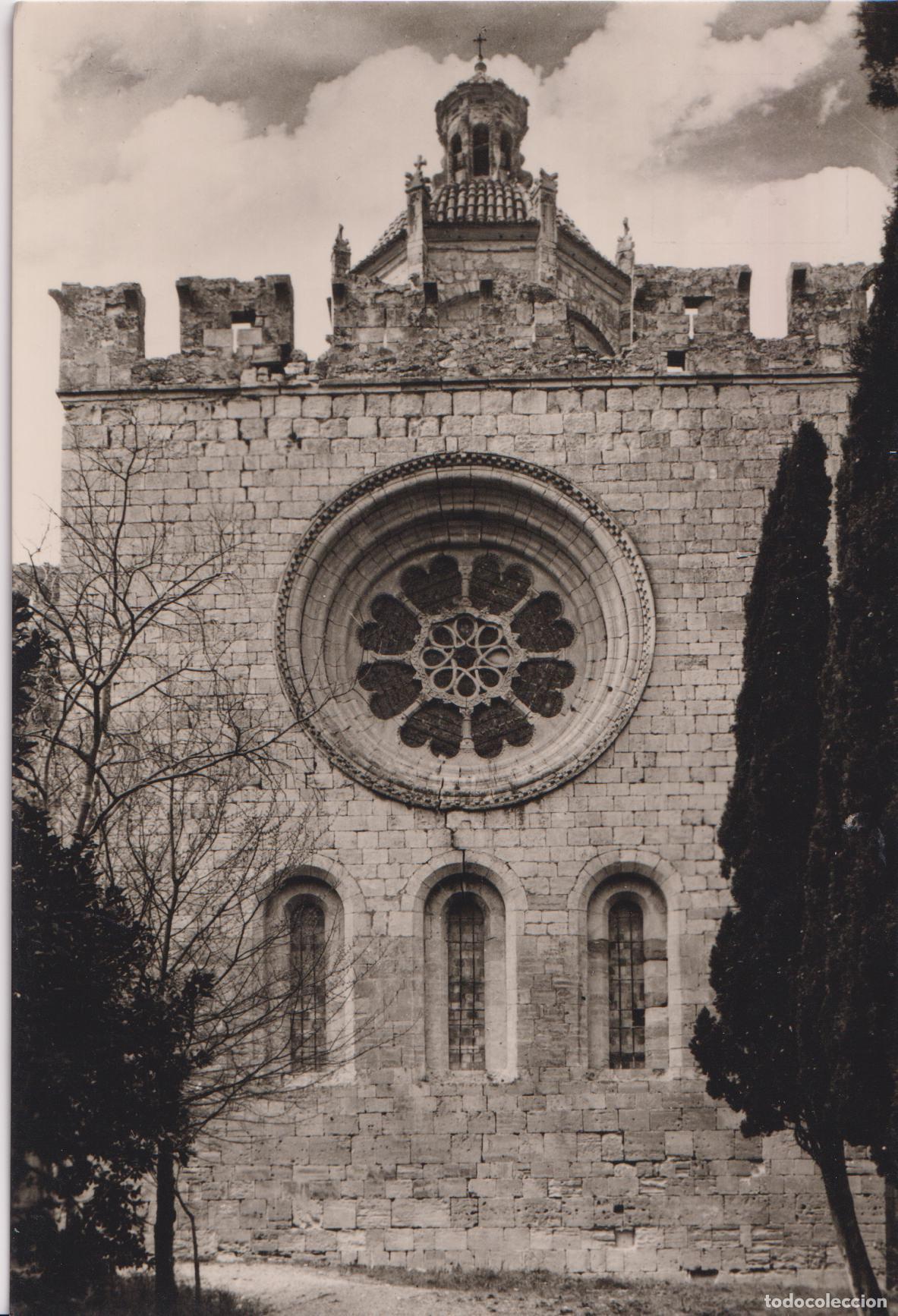 Postales: SANTES CREUS (TARRAGONA) ROSET&Oacute;N ROM&Aacute;NICO (S.XII) - FOTO A.CAMPA&Ntilde;A SERIE I N&ordm;841 - S/C
