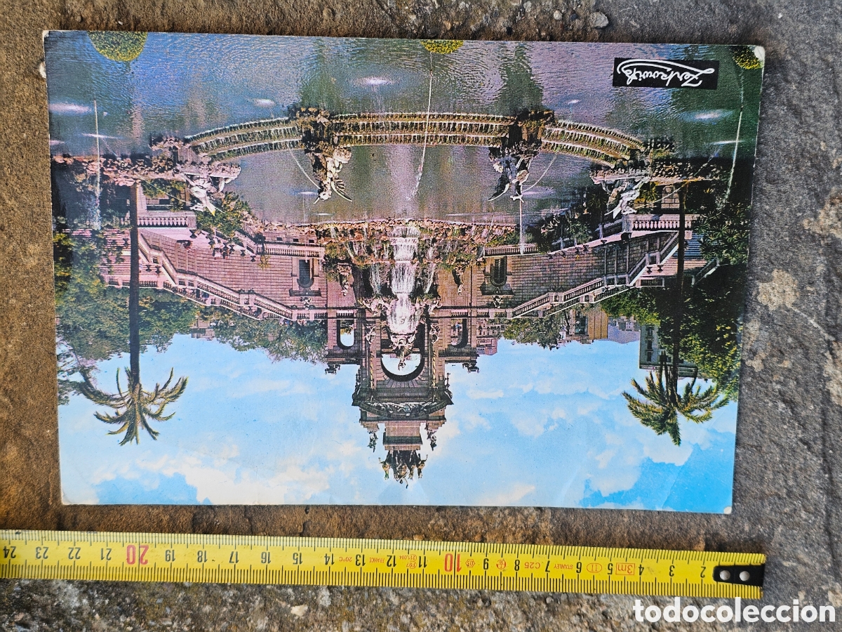 Postales: Postal Gigante / Maxipostal Barcelona - Cascada del Parque de la Ciudadela (Zerkowitz)