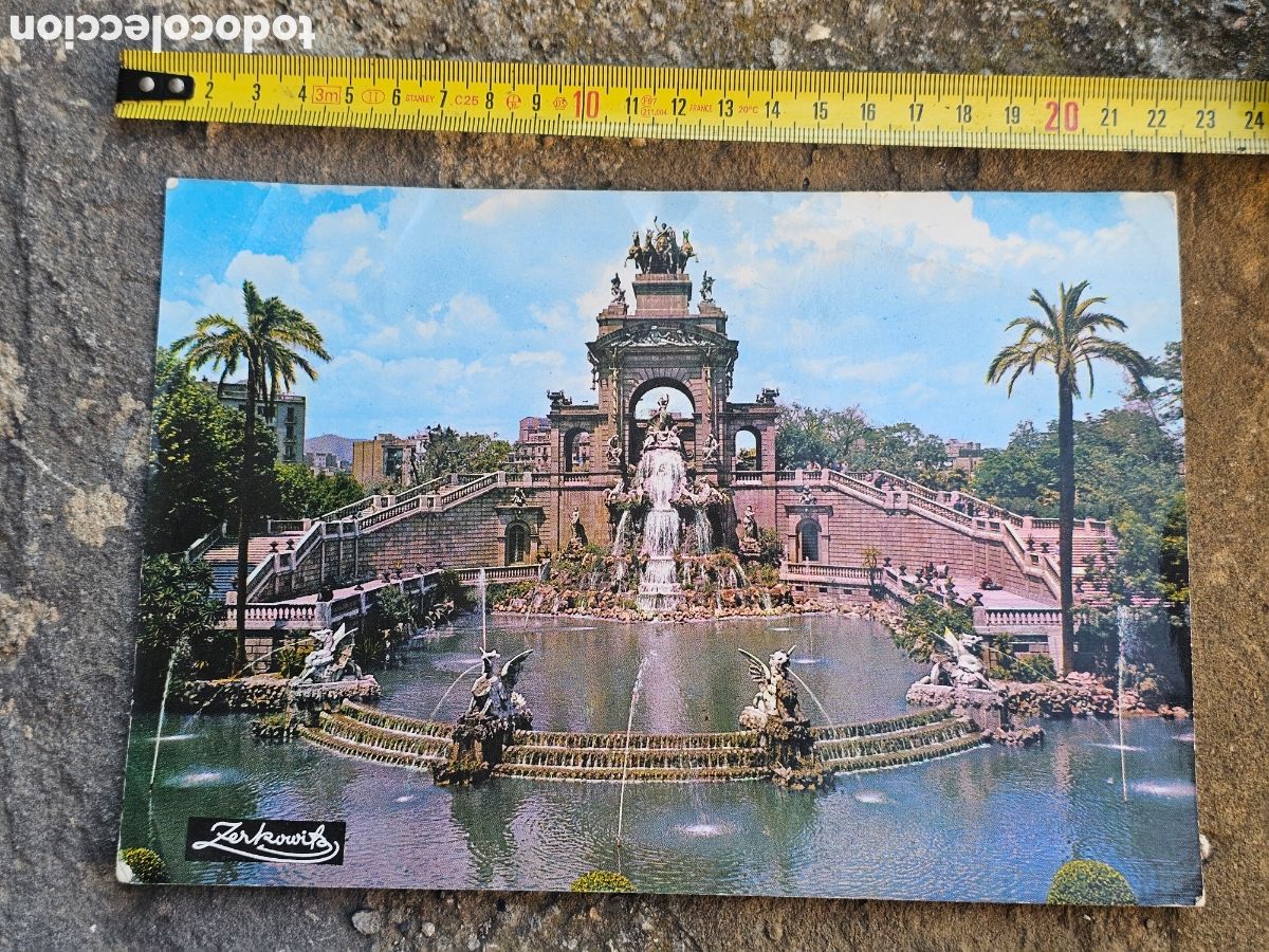 Postales: Postal Gigante / Maxipostal Barcelona - Cascada del Parque de la Ciudadela (Zerkowitz)