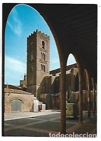 Postales: &rdquo; CAMPANARIO &rdquo;, IGLESIA ROMANICOGOTICA. SIGLOS XIII Y XIV.- CASTELLO DE AMPURIAS / GIRONA