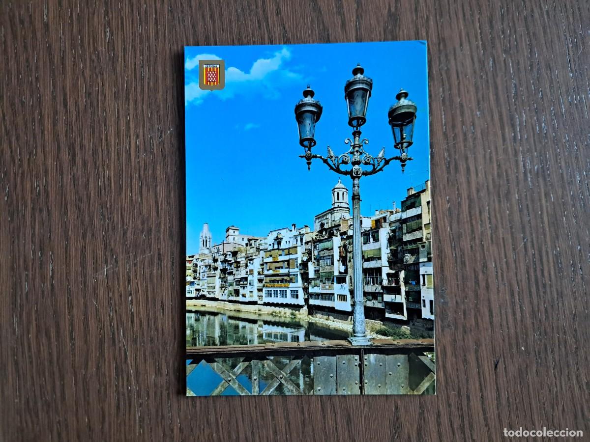 Postales: postal de Espa&ntilde;a, R&iacute;o O&ntilde;as, catedral y San F&eacute;lix. Gerona n&ordm; 6522.
