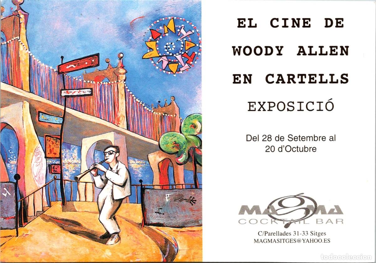 Postales: Sitges - Magma Cocktail Bar - 2002 - Exposici&oacute; Cartells Cinema Woody Allen - Postal - 148x103mm
