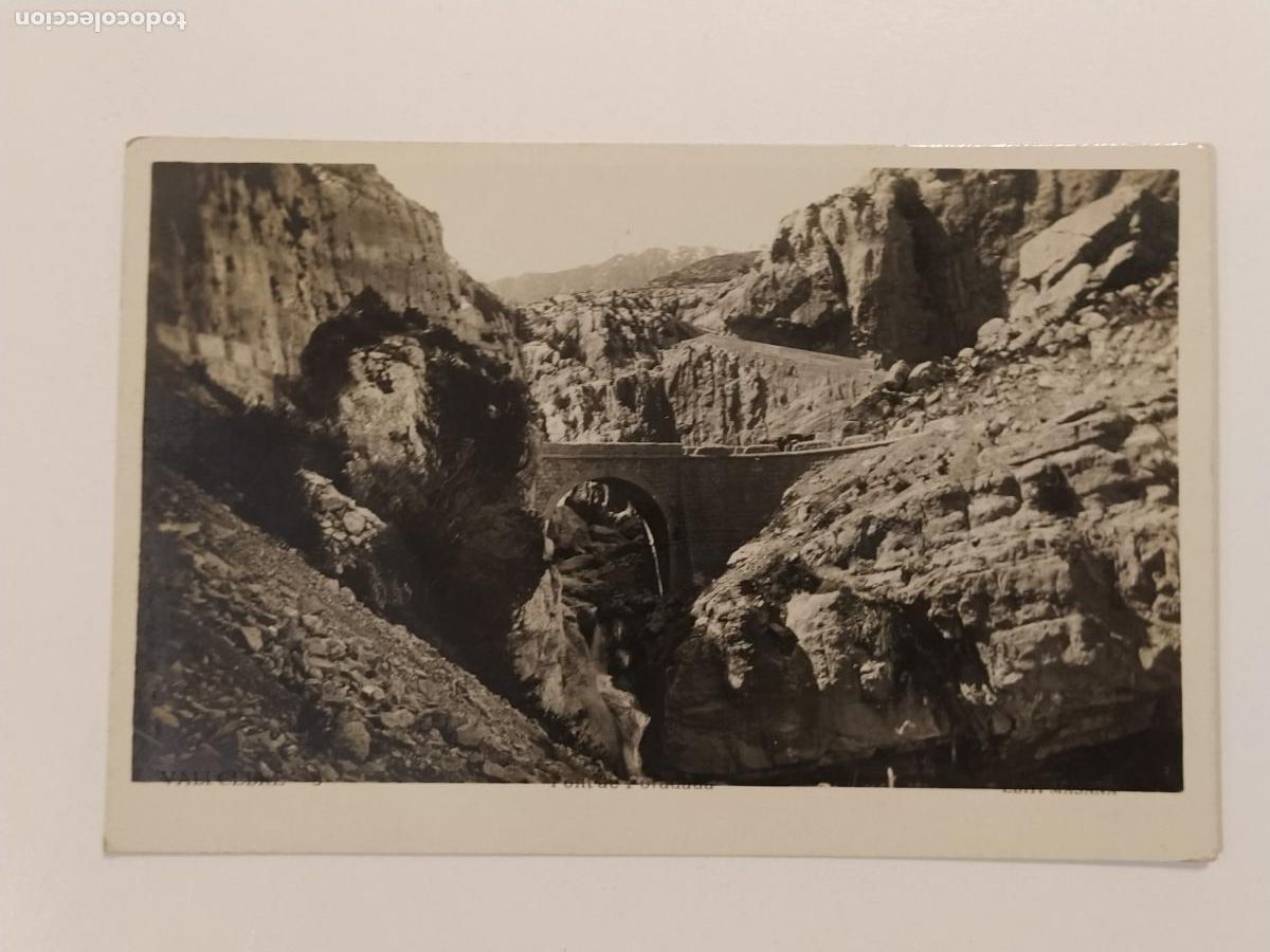 Postkarten: VALLCEBRE - PONT DE LA FORADADA - FOTOGRAFICA MASANA - POSTAL ANTIGUA (116.544)