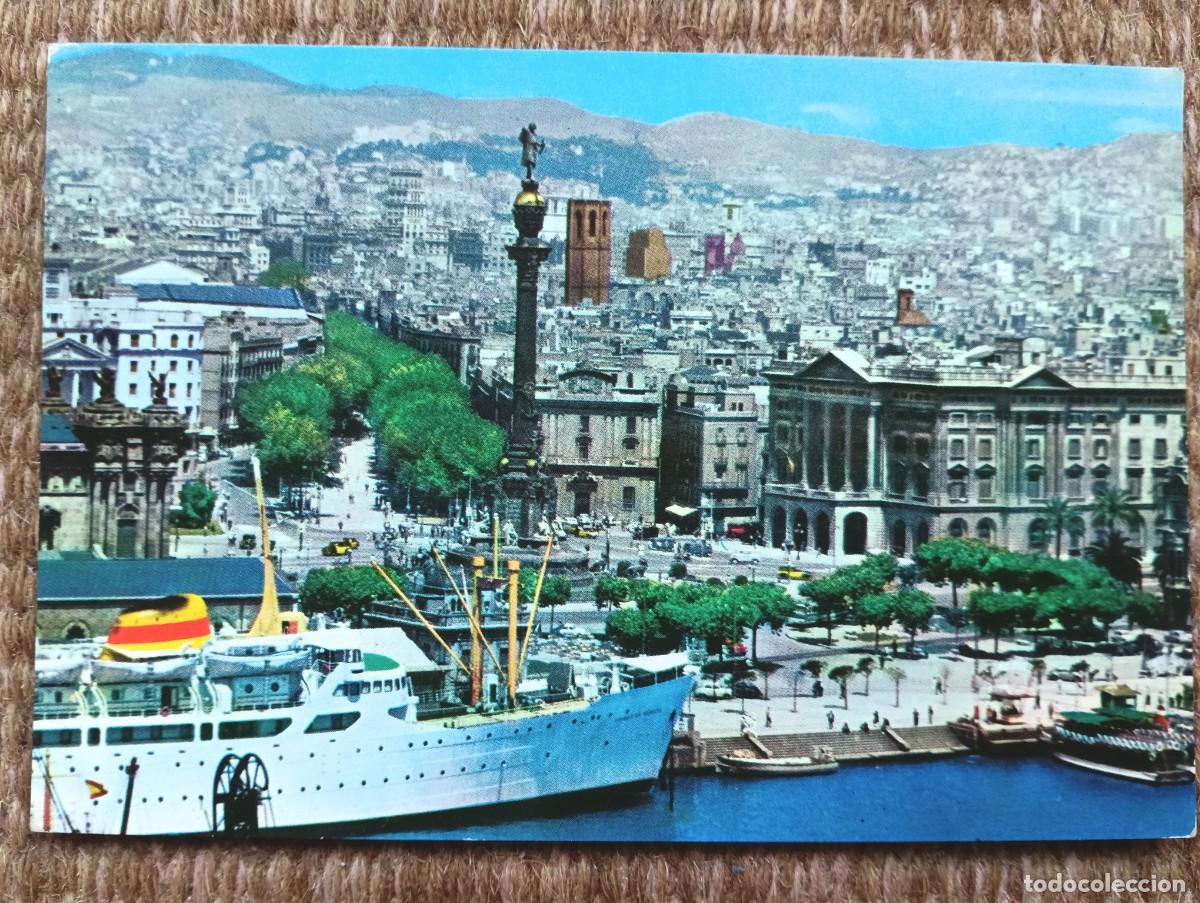 Postales: BARCELONA - VISTA DEL PUERTO - ED. RO FOTO
