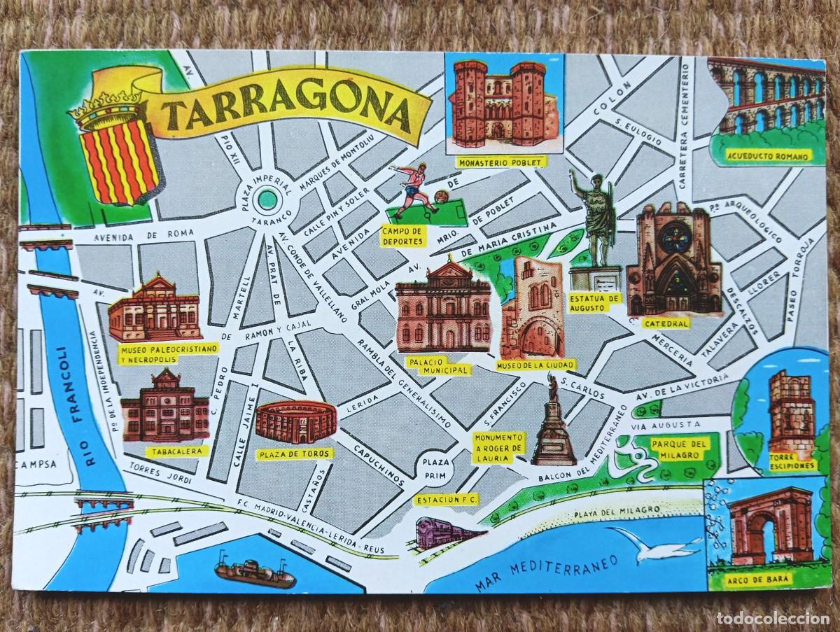 Postales: TARRAGONA - PLANO - MAPA - ED. FRESMO