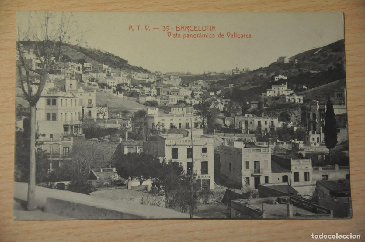 Postales: postal barcelona, vista panoramica de vallcarca, atv 39