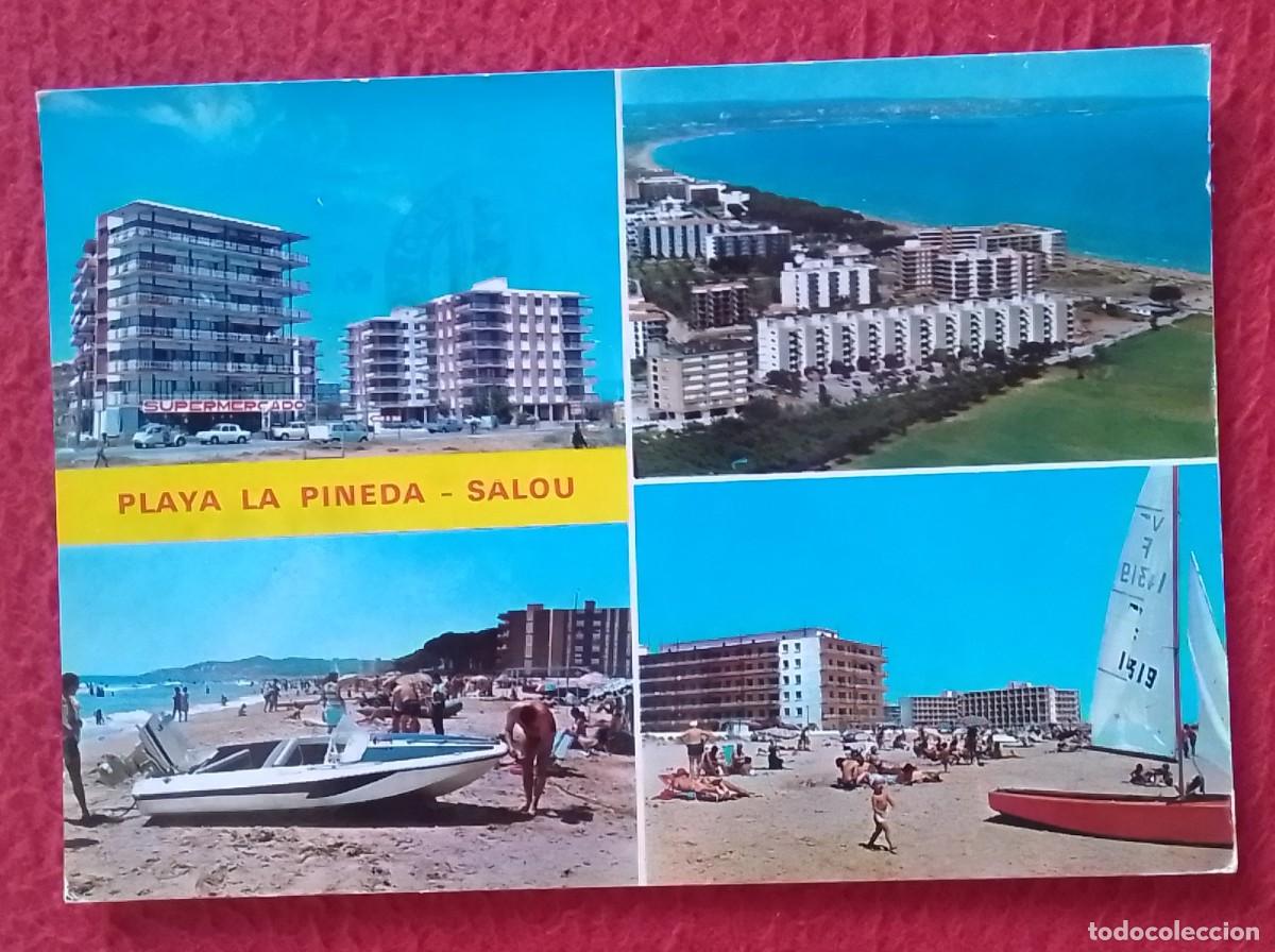 Postales: ANTIGUA POSTAL OLD POST CARD CATALOGNE CATALONIA SALOU TARRAGONA COSTA DORADA PLAYA DE LA PINEDA...