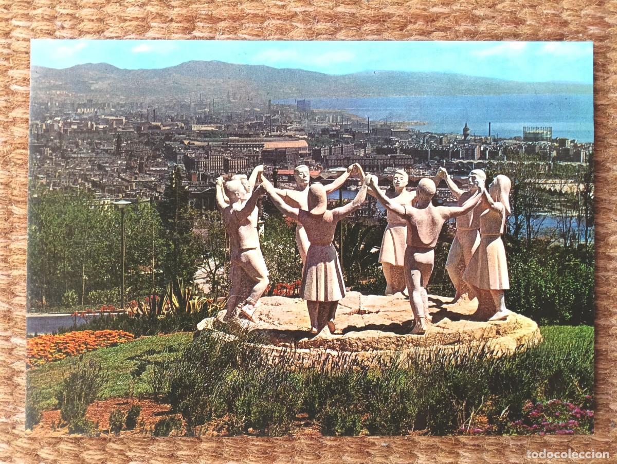 Postales: BARCELONA - MONUMENTO A LA SARDANA - ED. DAVID