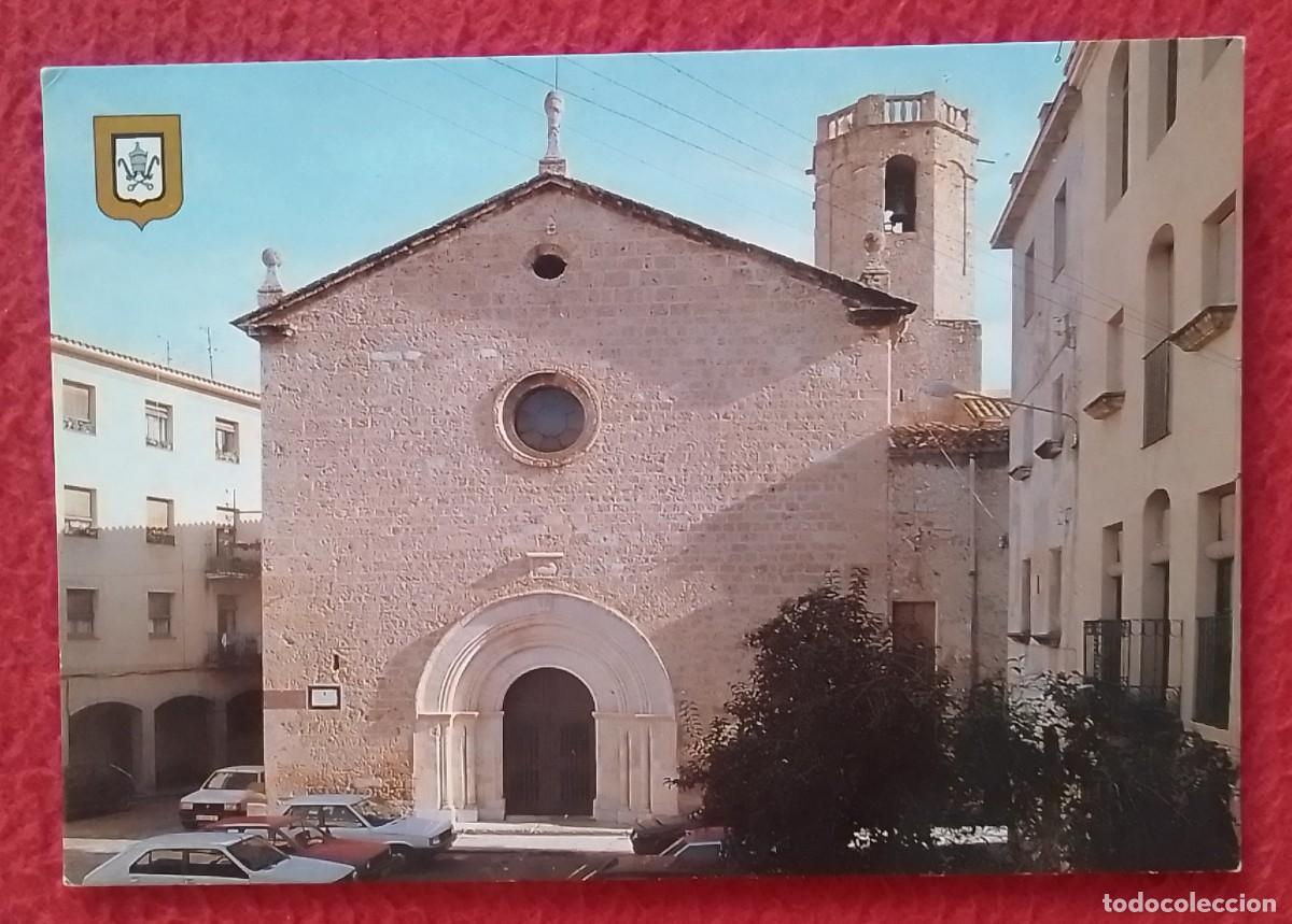 Postales: ANTIGUA POSTAL POST CARD CATALOGNE CATALONIA SANT PERE DE RUIDEVITLLES ESGL&Eacute;SIA PARROQUIAL IGLESIA..