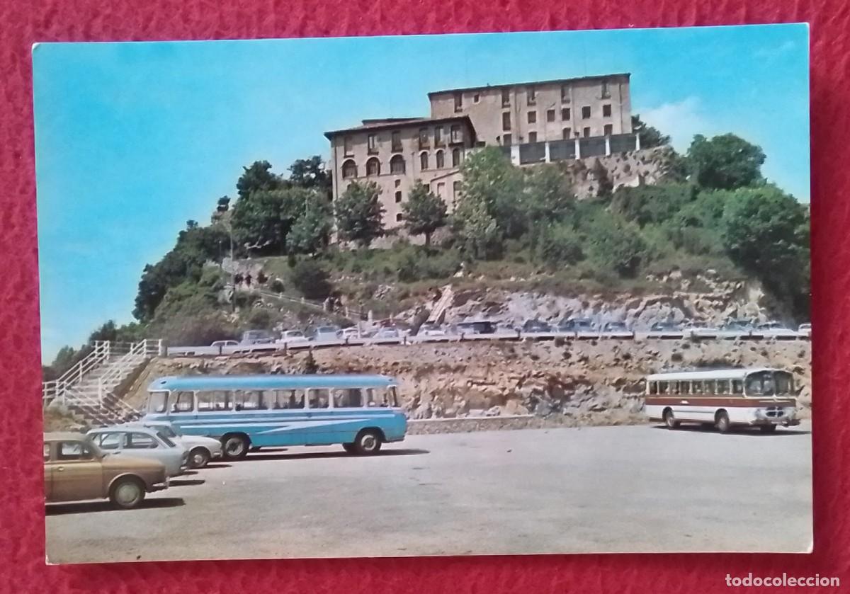 Postales: POSTAL POST CARD CATALOGNE CATALONIA BERGA BARCELONA SANTUARIO DE LA VIRGEN DE QUERALT..AUTOBUSES...