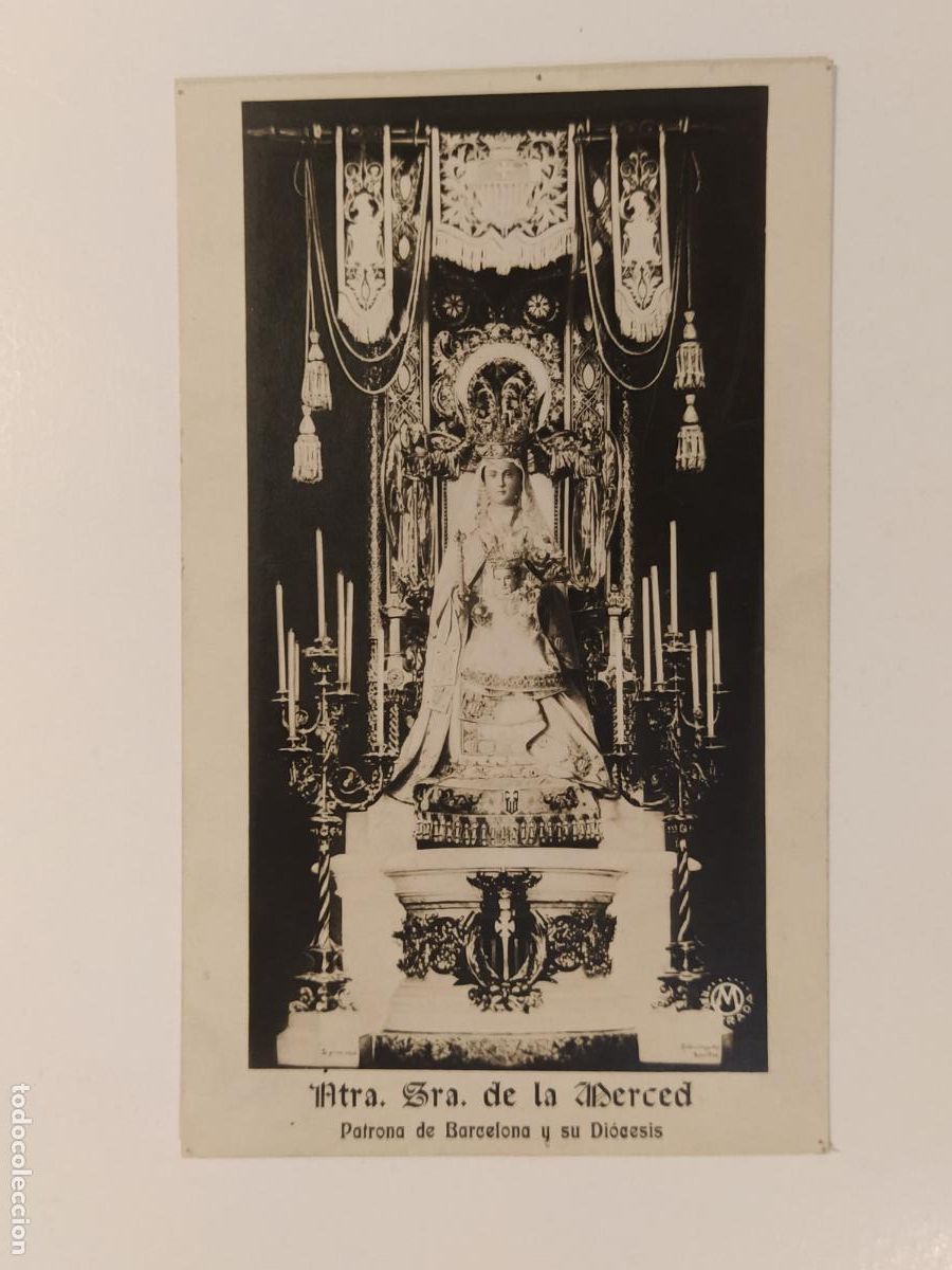 Postales: BARCELONA - NUESTRA SE&Ntilde;ORA DE LA MERCED - LA MERCE - FOTOGRAFICA - POSTAL ANTIGUA-(116.566)
