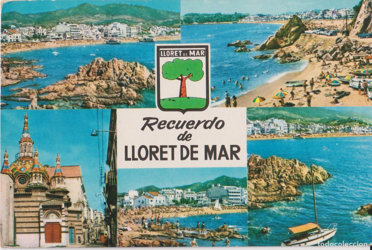 Postales: LLORET DE MAR (GIRONA) VARIOS ASPECTOS DE LA CIUDAD - RAKER 88 - S/C