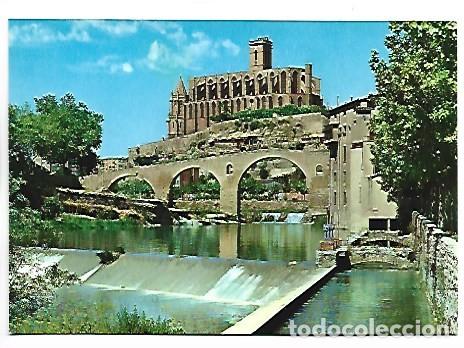 Postales: LA SEO I PONT VELL SOBRE EL RIU CARDONER.- MANRESA / BARCELONA