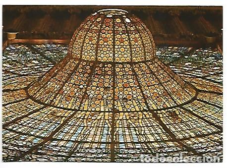 Postales: CLARABOYA DEL PALACIO DE LA MUSICA CATALANA. ARTE MODERNISTA.- BARCELONA