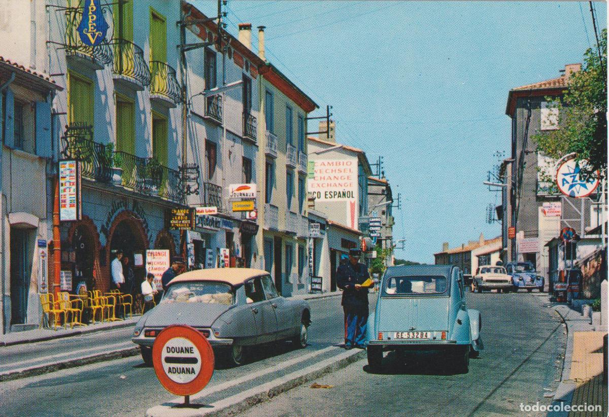 Postales: FRONTERA FRANCO ESPA&Ntilde;OLA, LA JUNQUERA, LE PERTHUS - GARCIA GARRABELLA N&ordm;21 - ESCRITA