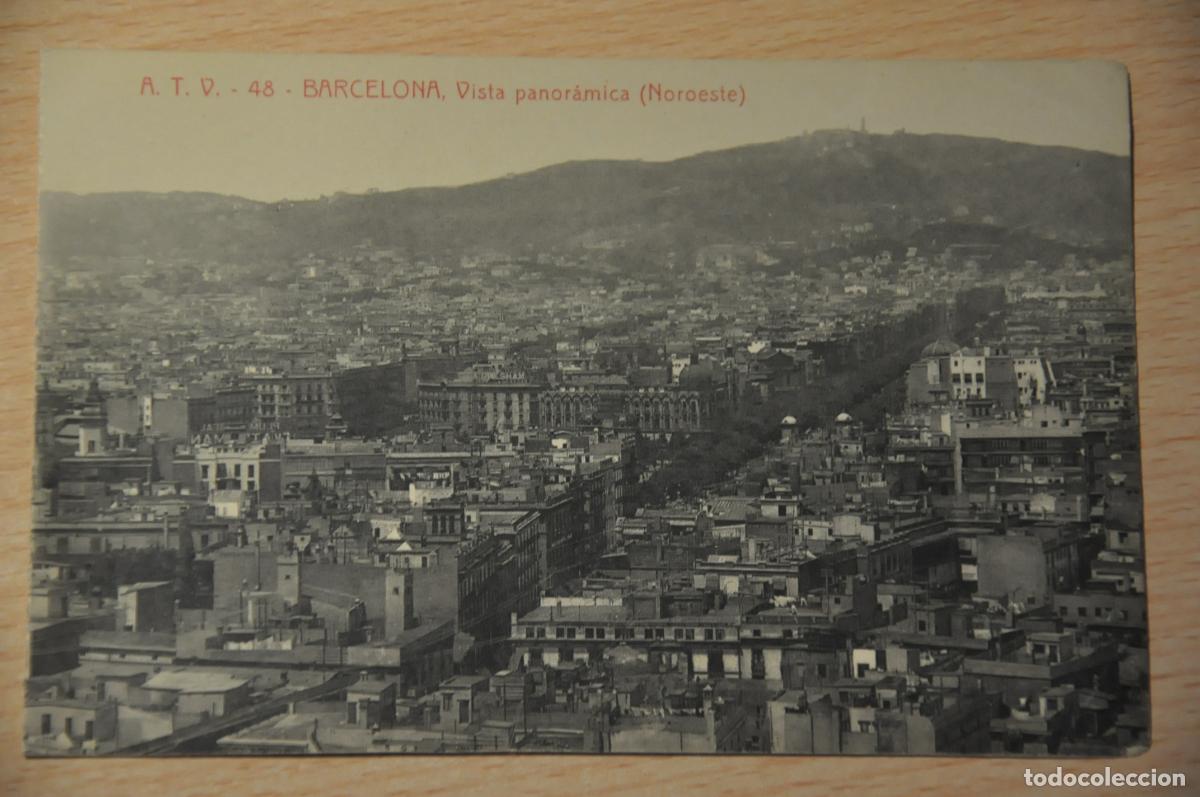 Postales: postal barcelona, vista panoramica noroeste, atv 48