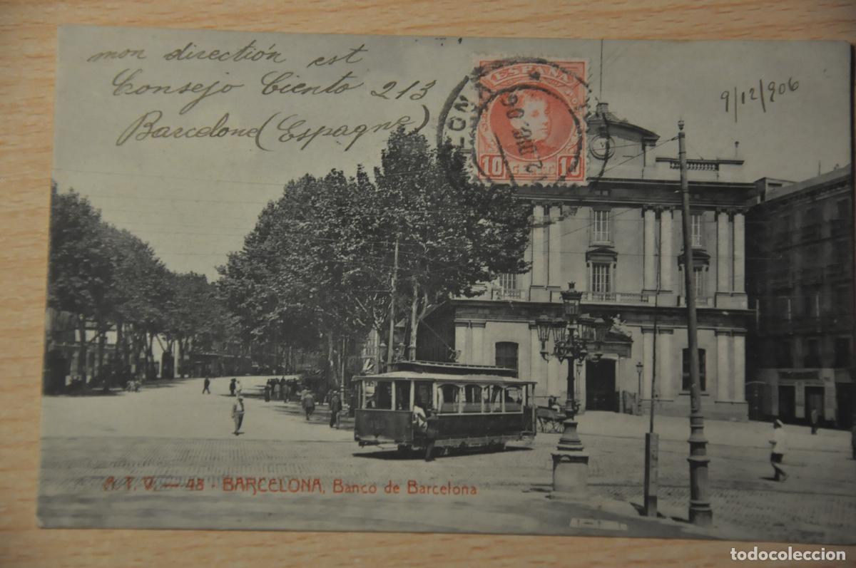 Postales: postal barcelona, banco de barcelona, atv 48