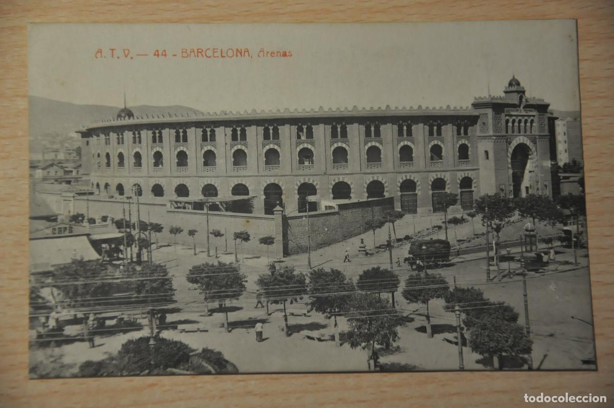 Postales: postal barcelona, arenas, atv 44