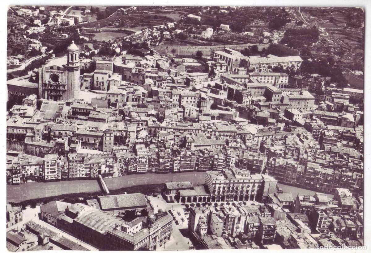 Postales: Gerona: Vista a&eacute;rea. FISA / Soberanas. No circulada (A&ntilde;os 60)
