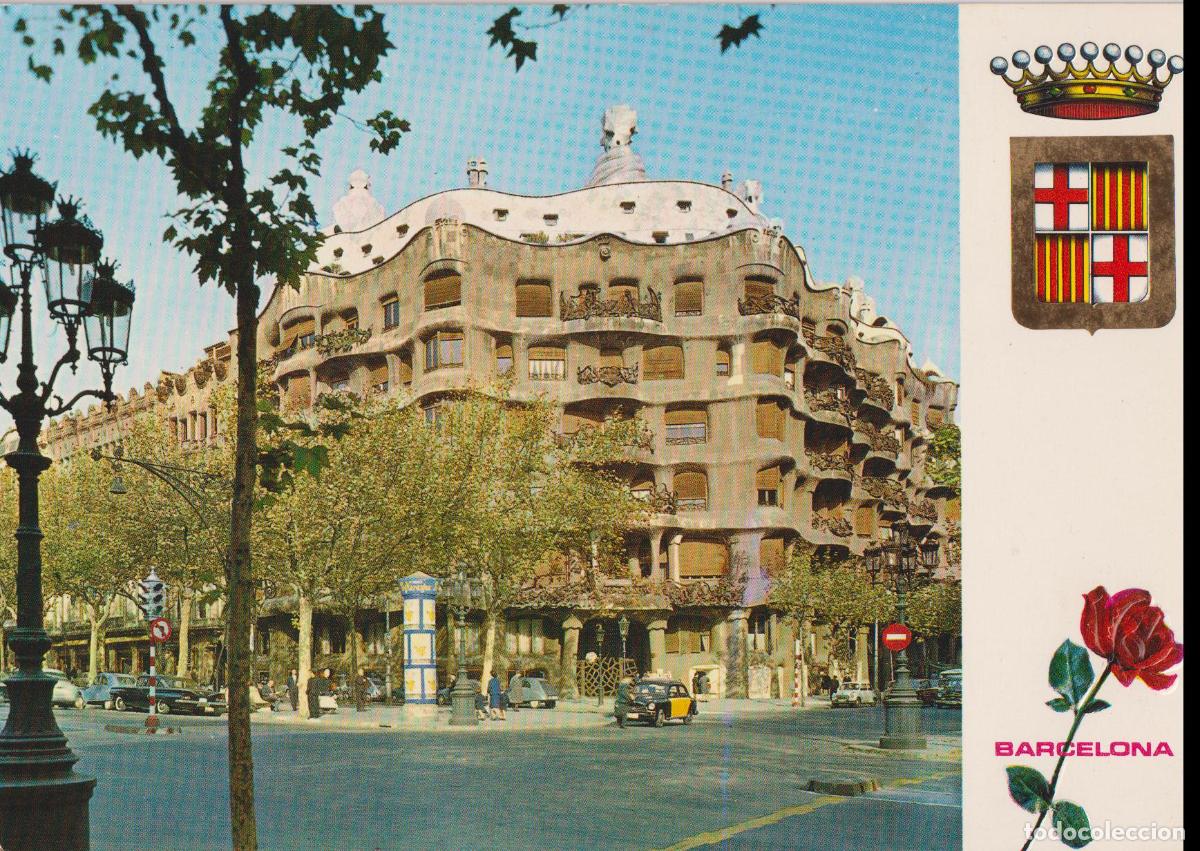 Postales: BARCELONA, LA PEDRERA (GAUD&Iacute;) &ndash; ESCUDO DE ORO DE LUXE N&ordm;24 &ndash; S/C