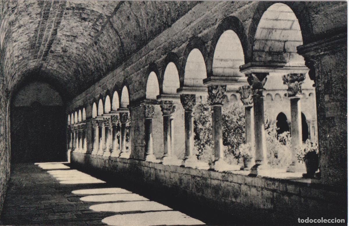 Postales: ARTE ROM&Aacute;NICO, MONASTERIO DE SANTA MAR&Iacute;A DE RIPOLL CLAUSTRO (S.XII) &ndash; EDITOR ARTIGUES 58 &ndash; S/C