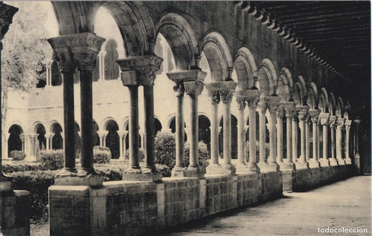 Postales: ARTE ROM&Aacute;NICO, MONASTERIO DE SAN CUGAT DEL VALLES CLAUSTRO (S.XII) &ndash; EDITOR ARTIGUES 62 &ndash; S/C