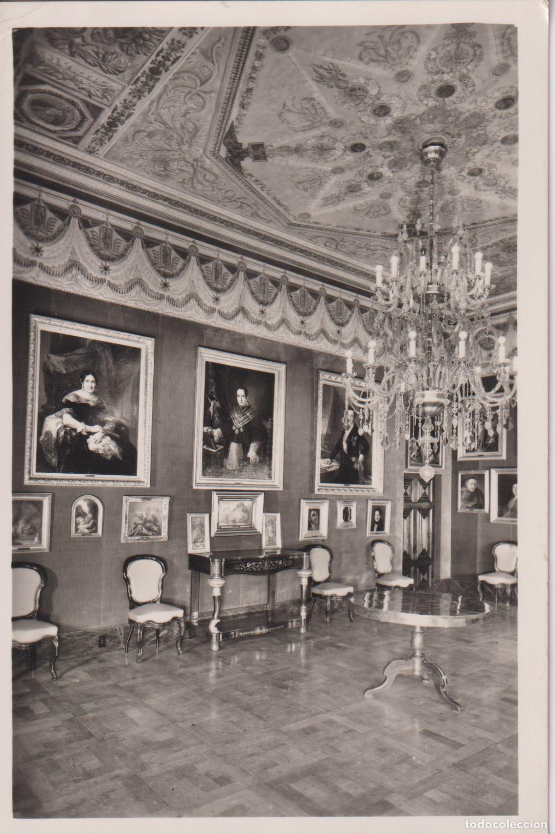 Postales: PALACIO DE PERELADA (GIRONA) SALA VICENTE LOPEZ &ndash; FOTOS MELI 9 &ndash; ESCRITA 1959