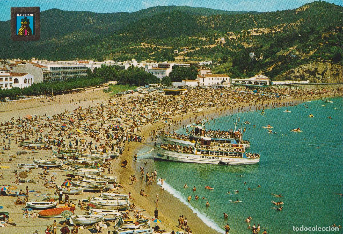 Postales: TOSSA DE MAR (GIRONA) PLAYA - ESCUDO DE ORO N&ordm;5214 - S/C