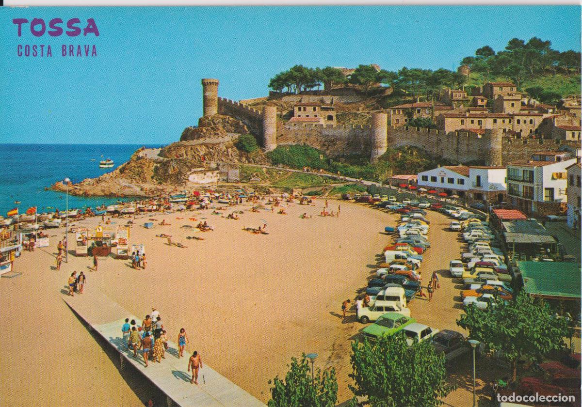 Postales: TOSSA DE MAR (GIRONA) PLAYA Y VILA VELLA - CATALAN IBARZ - S/C