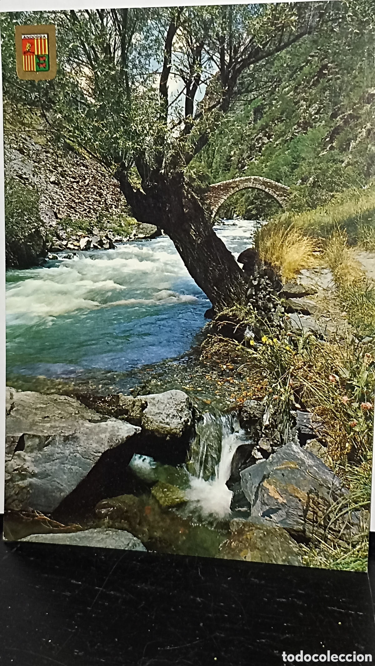 Postales: Andorra la massana fuente rom&aacute;nico de San Antonio
