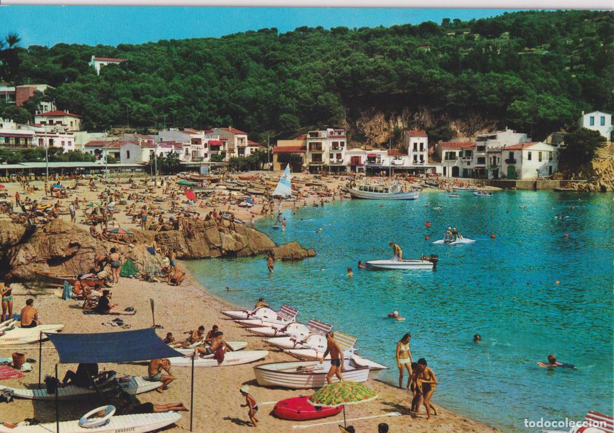 Postales: TAMARIU (GIRONA) LA PLATGE - V.C.FOT. FABREGAT 1280 - S/C