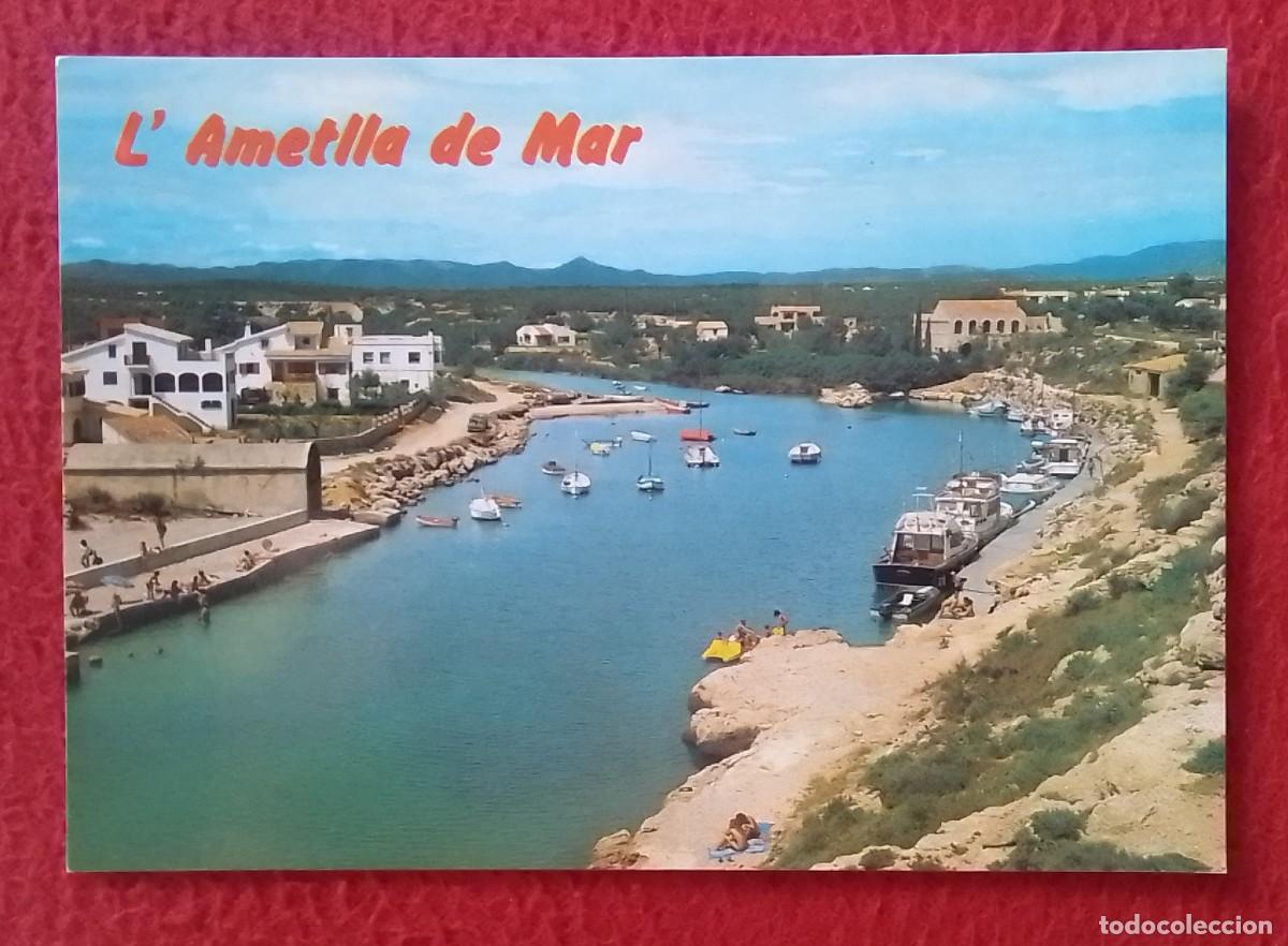 Postales: POSTAL POST CARD CATALOGNE TARRAGONA COSTA DORADA L&acute;AMETLLA DE MAR PORT NATURAL DE L&acute;ESTANY..PUERTO.