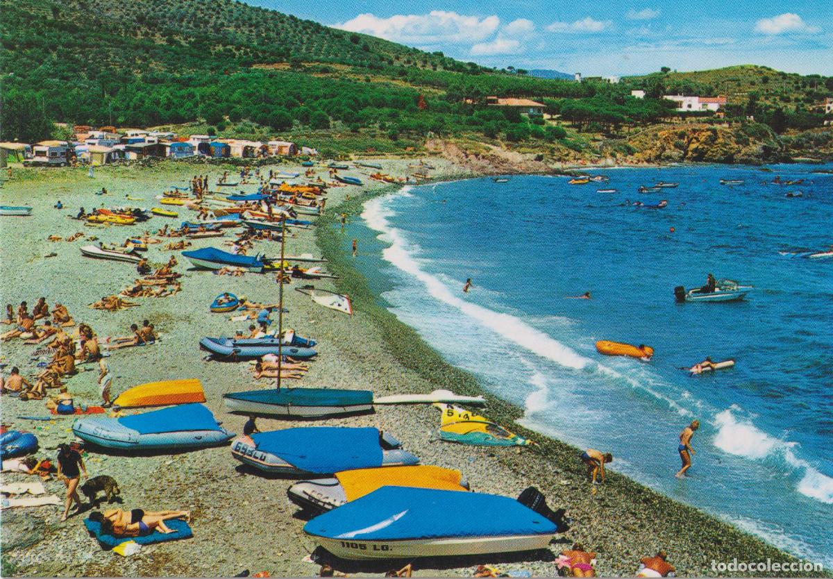 Postales: EL PORT DE LA SELVA (GIRONA) PLAYA DE LA VALL - PIC 3412 - CIRCULADA